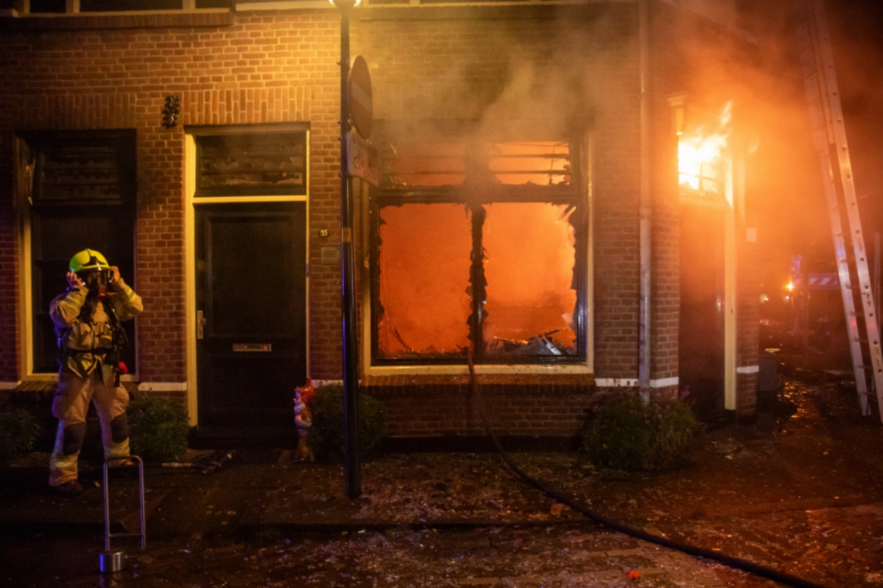 Politie houdt verdachte aan voor brandstichting bij loodgieter